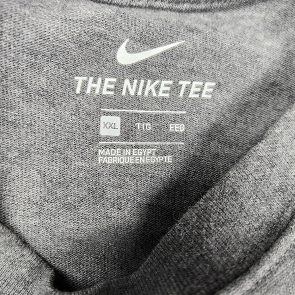 Nike NSW Heavy Gray Short Sleeve Tee - Picture 5 of 6